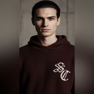 Standard Cloth Hoodie Sweater In Olive